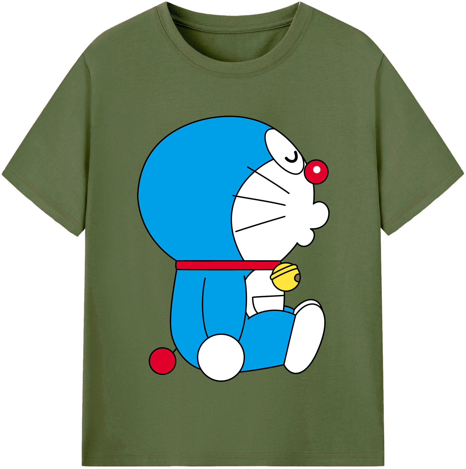 （画像用） ドラえもん Doraemon 綿100％半袖Tシャツ（フロントプリント）